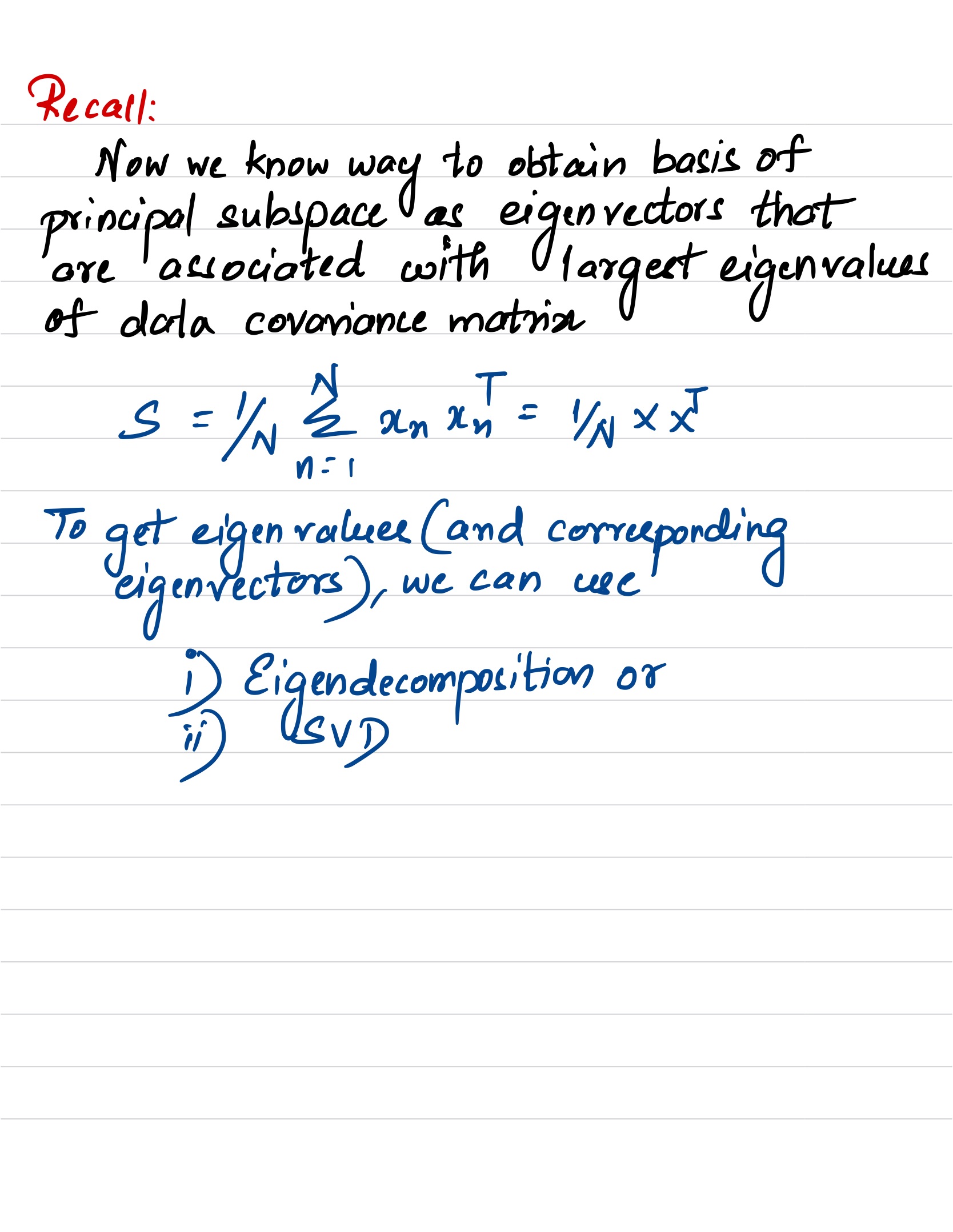 Orthogonal Projection 1D