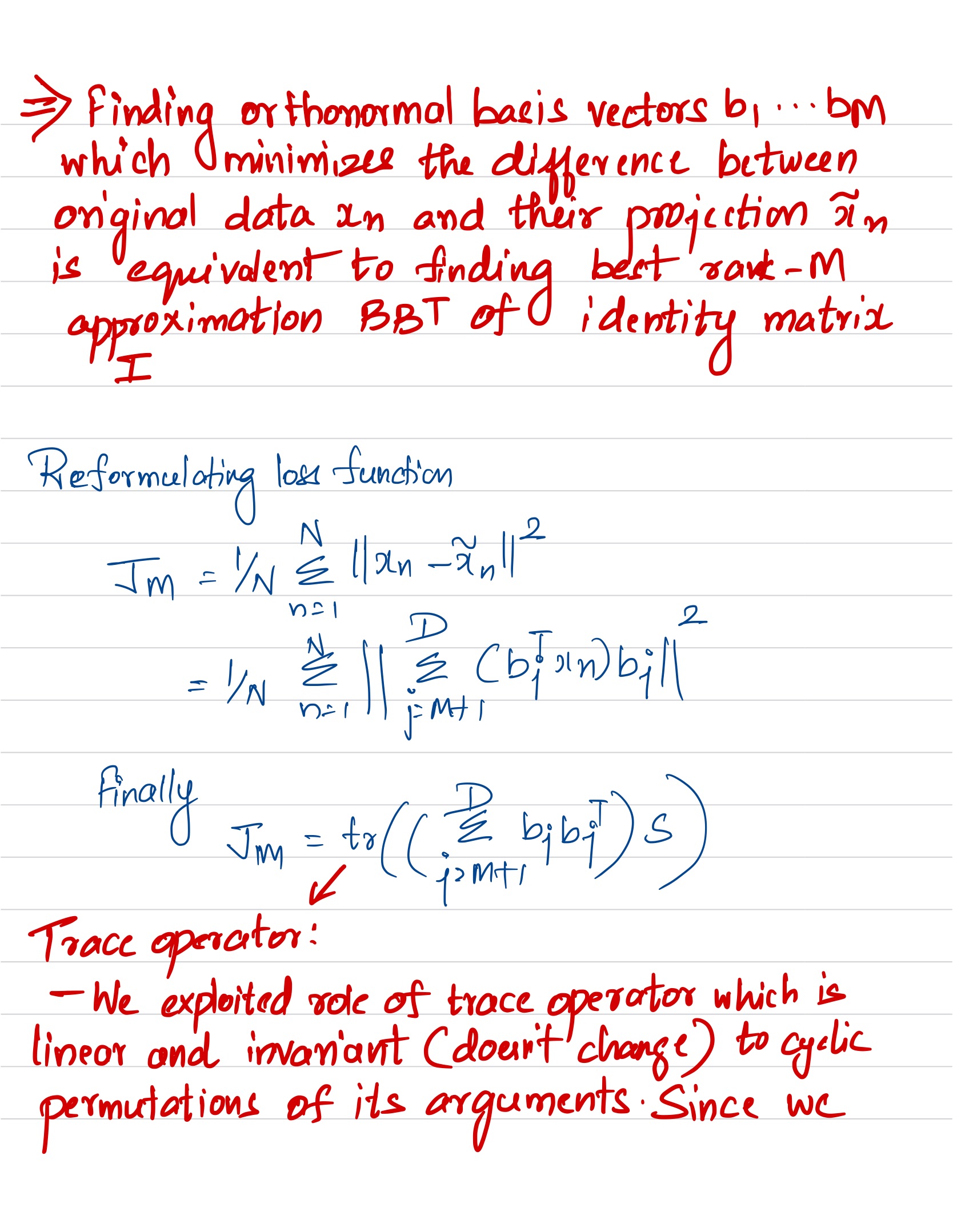 Orthogonal Projection 1D