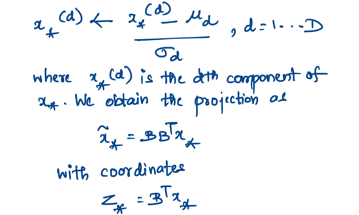 Orthogonal Projection 1D