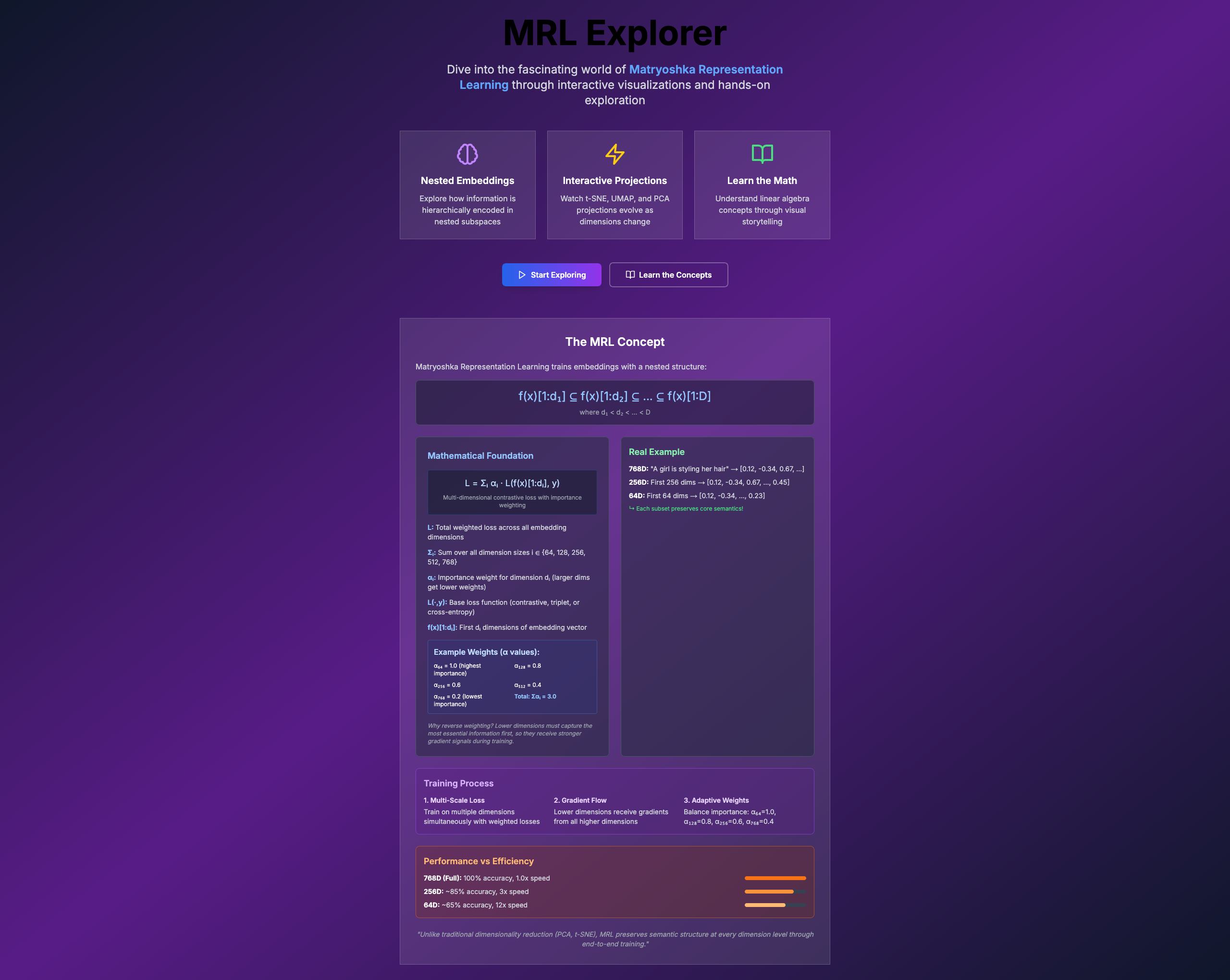 MRL Frontend Interface - Main Dashboard